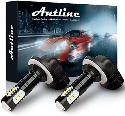 Antline 881 / 880 LED Fog Light Bulbs, 50W, 881 xenon white