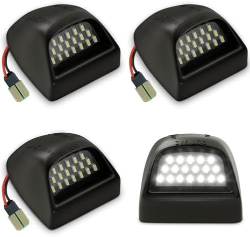 Antline LED License Plate Lights for Silverado & Sierra, Full assembly